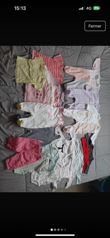 Lot de vêtements bébé 3 mois 60-62cm