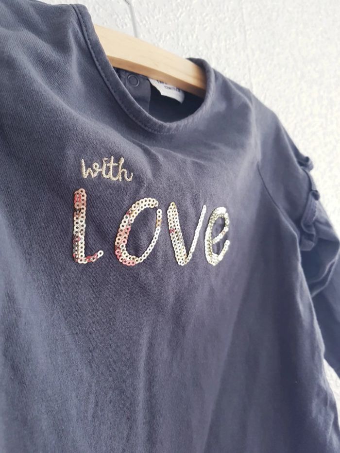 Tape A L'Œil - Tee-shirt manches longues - With Love (12 mois) - photo numéro 2