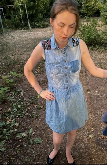 Robe en jean