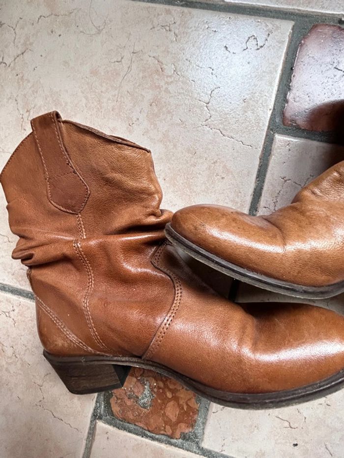 Boots camel/marron 36 Cecil - photo numéro 6