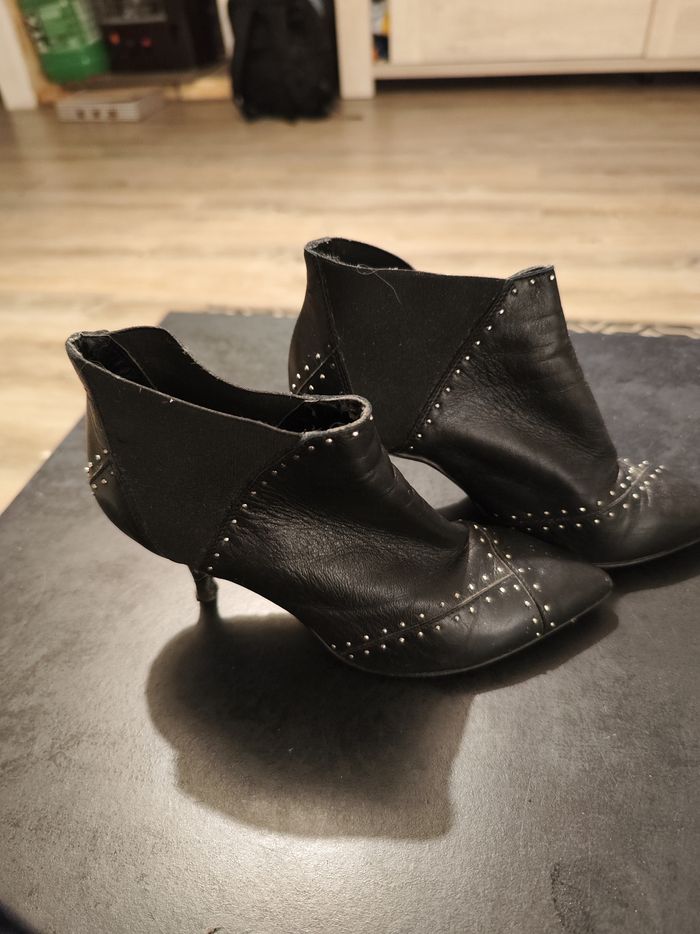 Bottines  cuir san marina - photo numéro 3