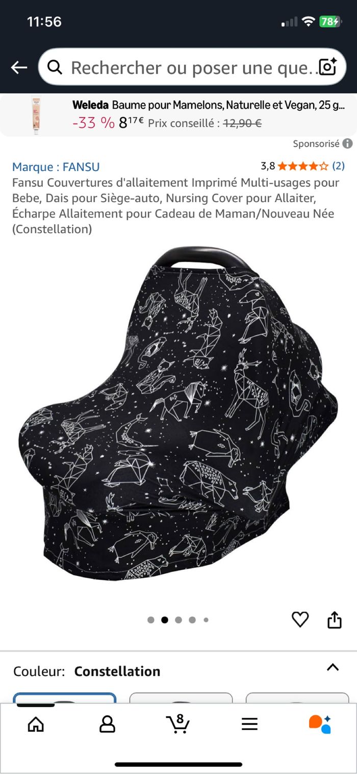 Couverture cosy bébé