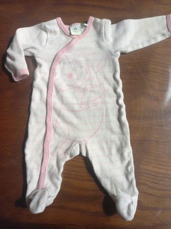 Pyjama rose "winnie l'ourson " 3 mois disney