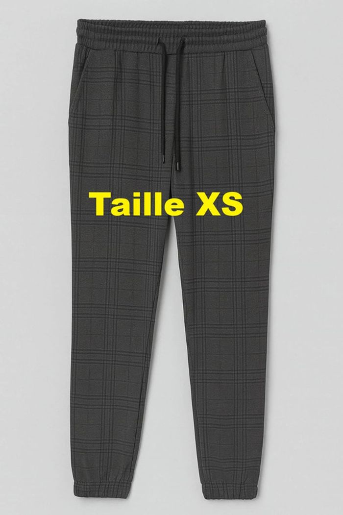 Pantalon de sport gris avec cordon Frilivin Taille XS