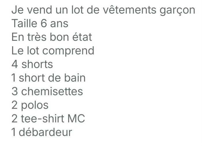 Lot de vêtements garçon 6 ans - photo numéro 13
