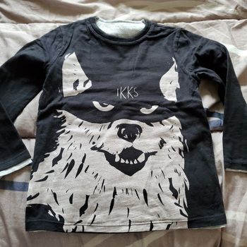 t-shirt Mlongue réversible ikks 4ans (10e)
