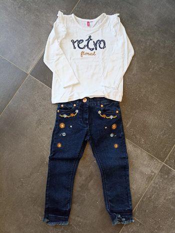 Ensemble jeans + t-shirt T92