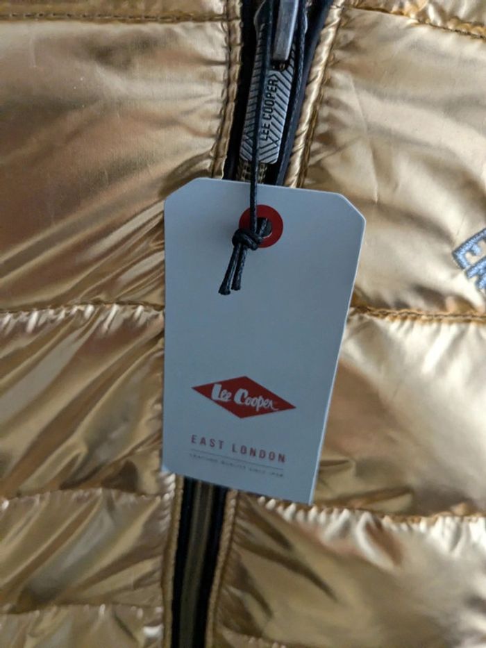 Manteau doudoune dorée Lee Cooper 14 ans - photo numéro 4