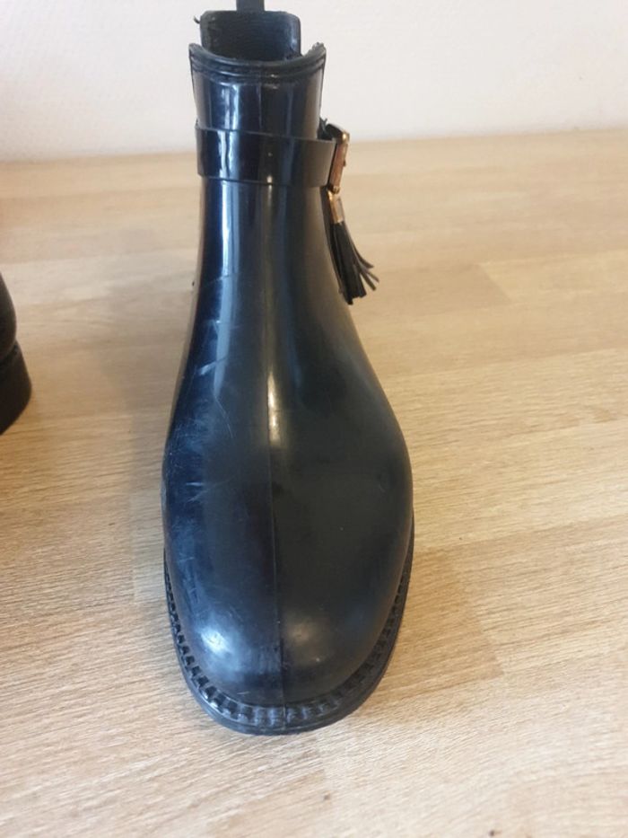 Bottines en Caoutchouc noires - photo numéro 11