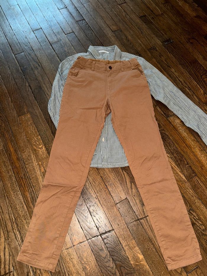 Chemise Monoprix et pantalon du pareil au même 14 ans - photo numéro 3