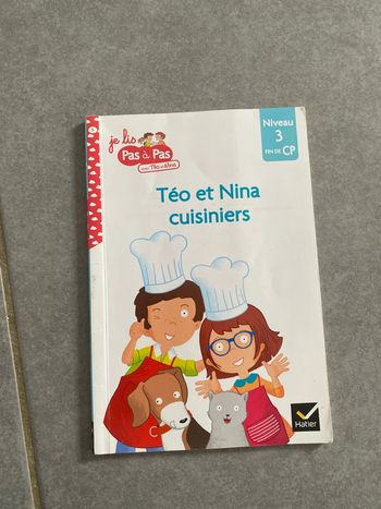 Livre Téo et Nina cuisiners