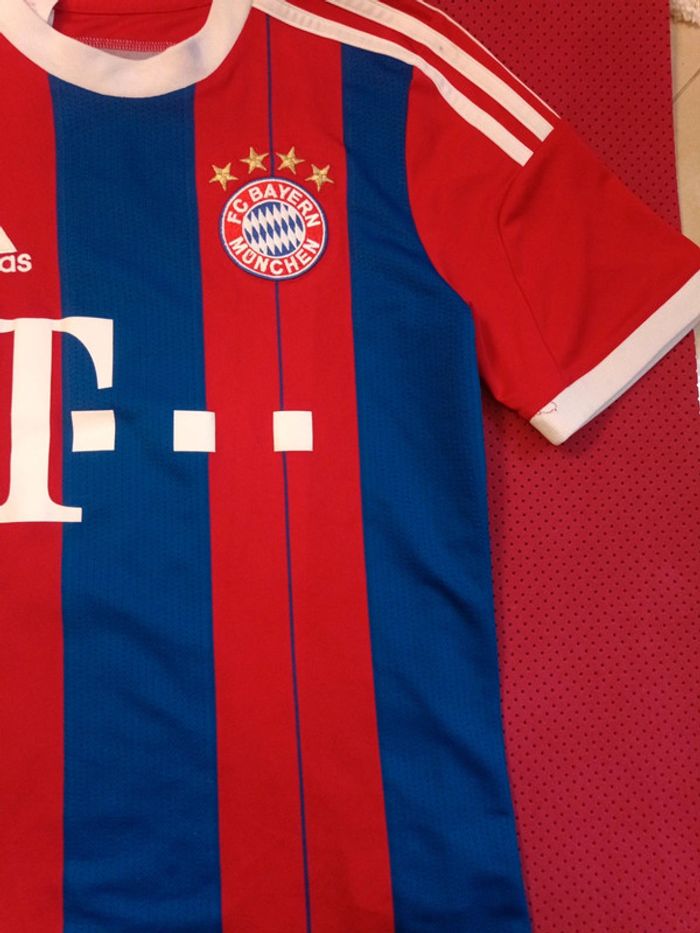 Maillot de foot Lewandowski Bayern München, Adidas Authentique Officiel taille enfant 13/14 ans - photo numéro 3