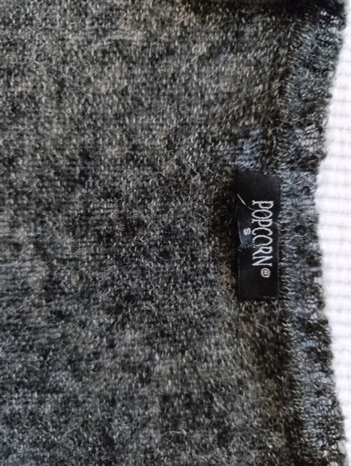Pull gris anthracite Popcorn Taille S - photo numéro 9