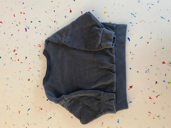 Sweat molletonné gris 6 mois Petit Bateau - photo numéro 4
