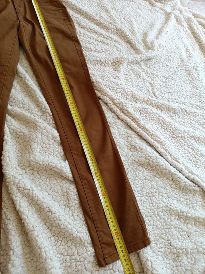 Jean slim camel Camaïeu chic mignon automne neutre - photo numéro 7