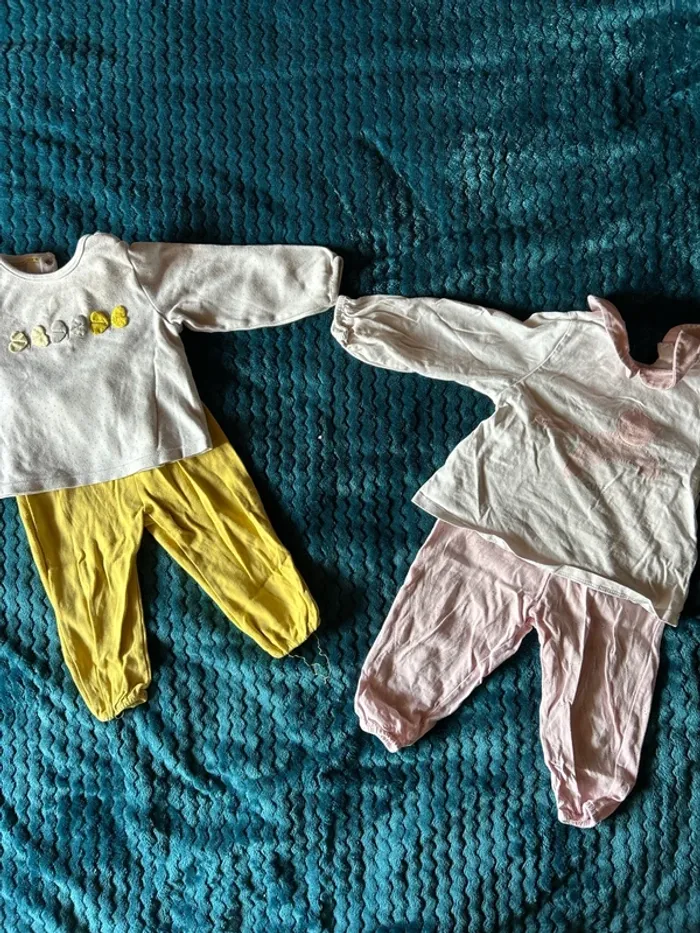 Lot de 2 pyjamas Obaïbi – 18 mois – fille