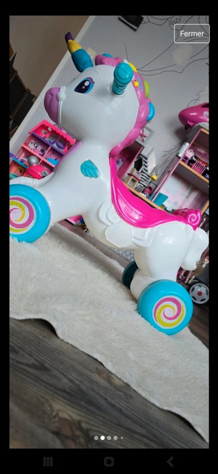 Licorne pousse pousse / à bascule - photo numéro 2