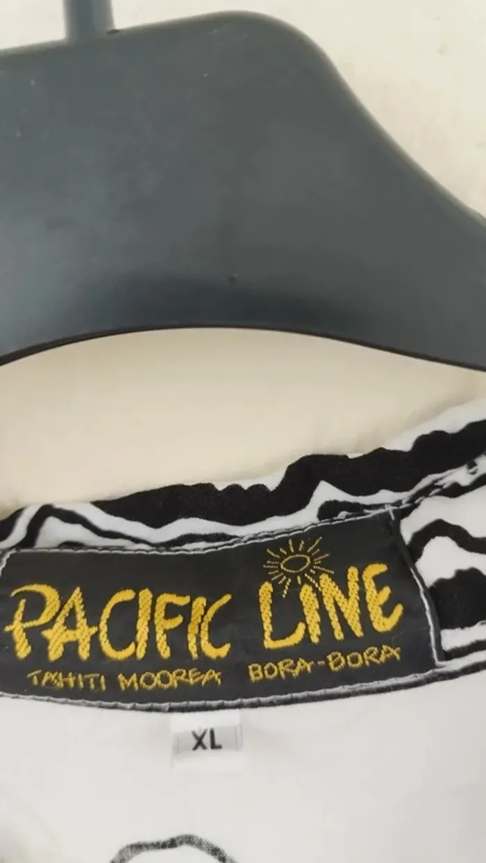 Chemisier noir et blanc - Pacific Line - taille 42 - photo numéro 4