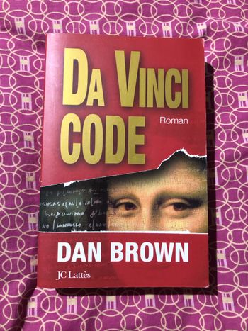 Livre roman Da Vinci code Dan Brown
