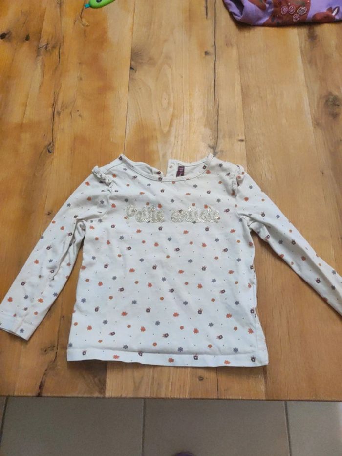 Tee shirt manches longues 3 ans sergent major