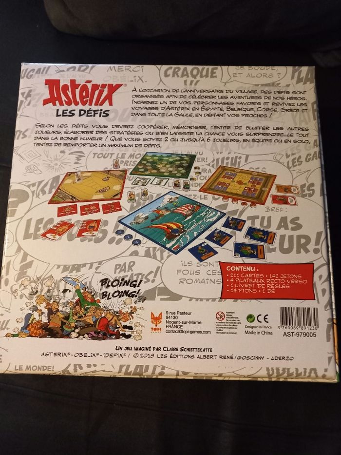 Jeu de société Asterix Les défis - photo numéro 2
