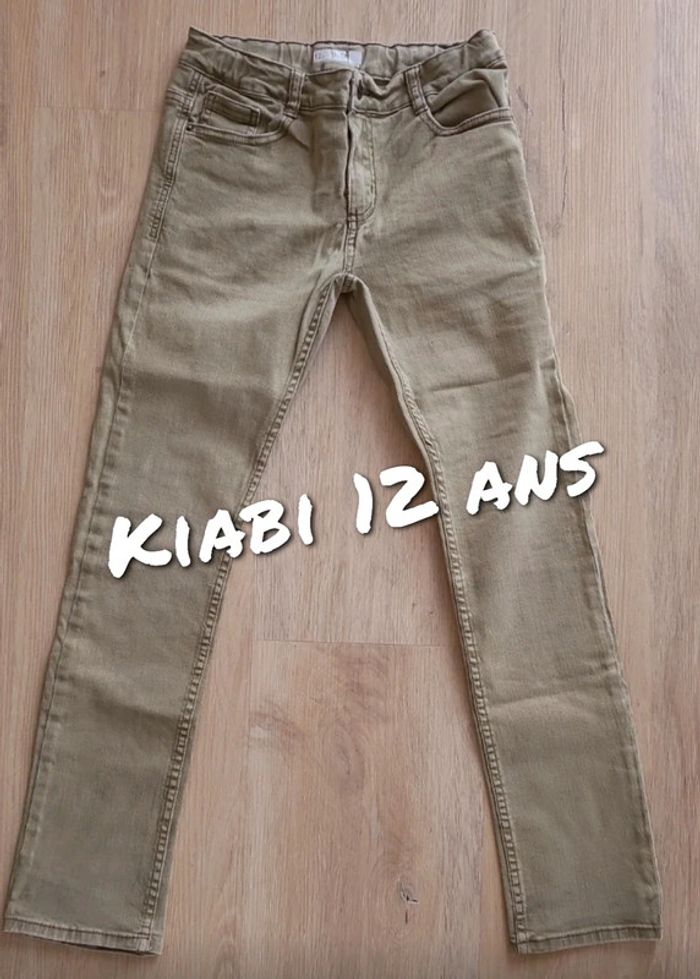 Jean kaki garçon 12 ans