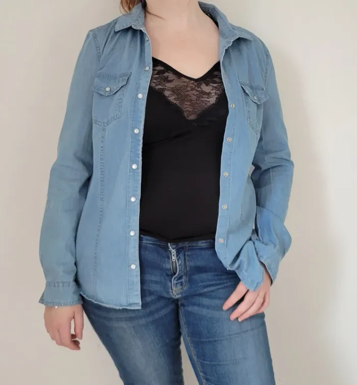 Chemise en jeans