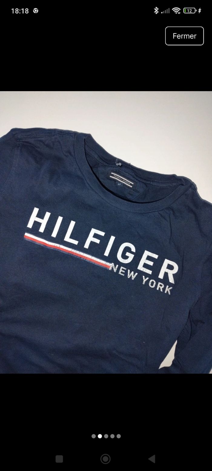 Lot tee shirts manches longues 14/16 ans - photo numéro 4