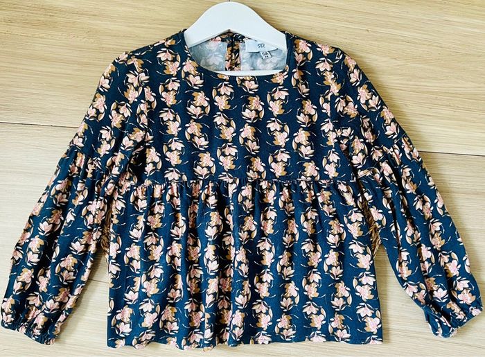 Blouse fluide imprimé fleurs La Retoude Collection