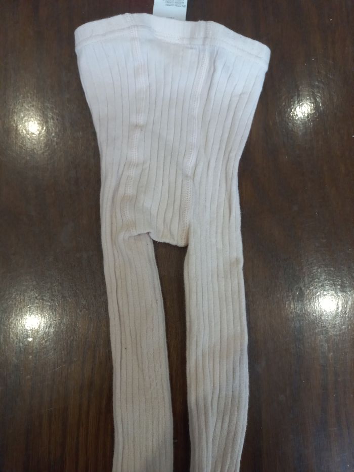 Collant rose pâle kiabi 18mois 80cm - photo numéro 2