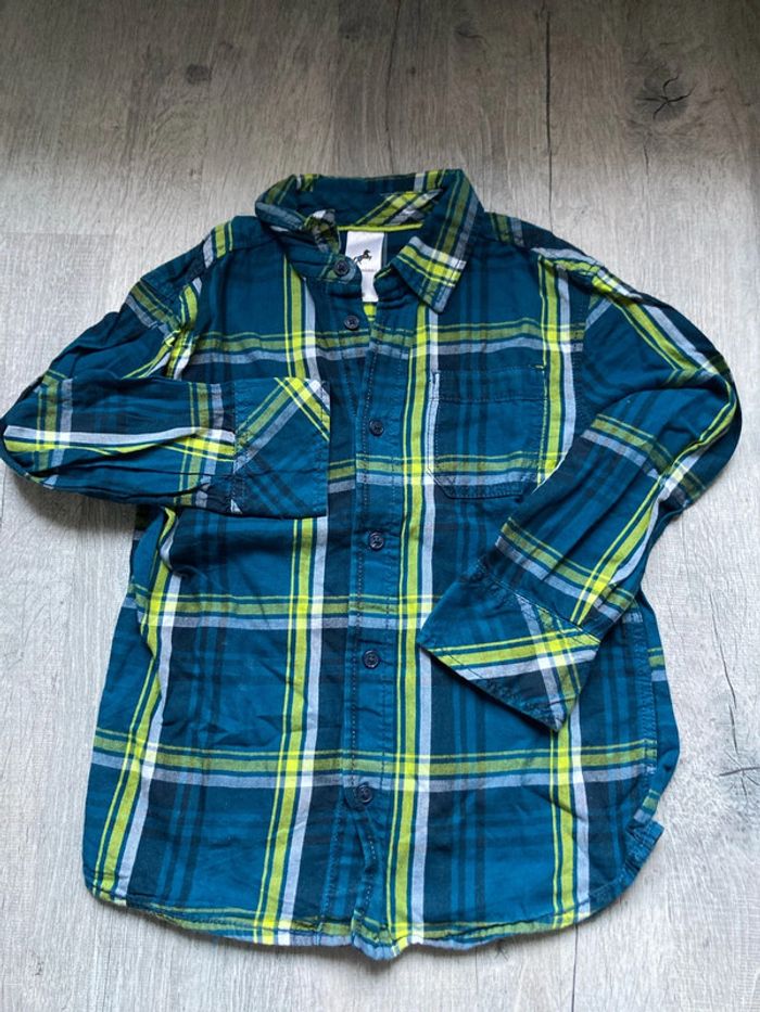 Chemise à carreaux 116cm