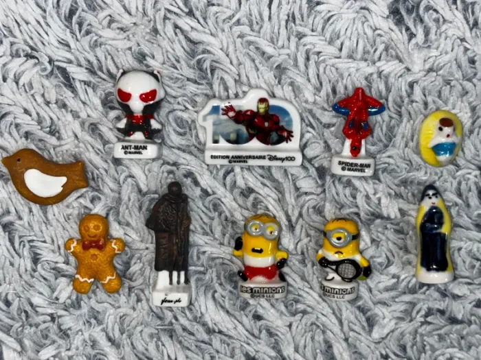 Lot de fèves, fève Jean No, fève Marvel, fève les minions - photo numéro 4