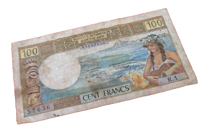 Billet de Banque 100 francs / Cent Francs Polynésie française Papeete - photo numéro 7