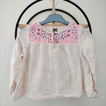 4 ans blouse tape a l'oeil