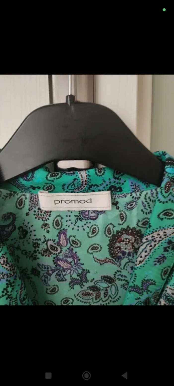 Blouse soyeuse colorée Promod 36 - photo numéro 7