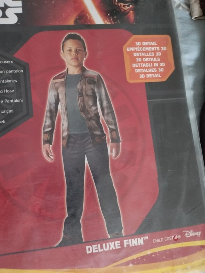 Déguisement garçon taille 11-12 ans star wars Deluxe finn - photo numéro 6