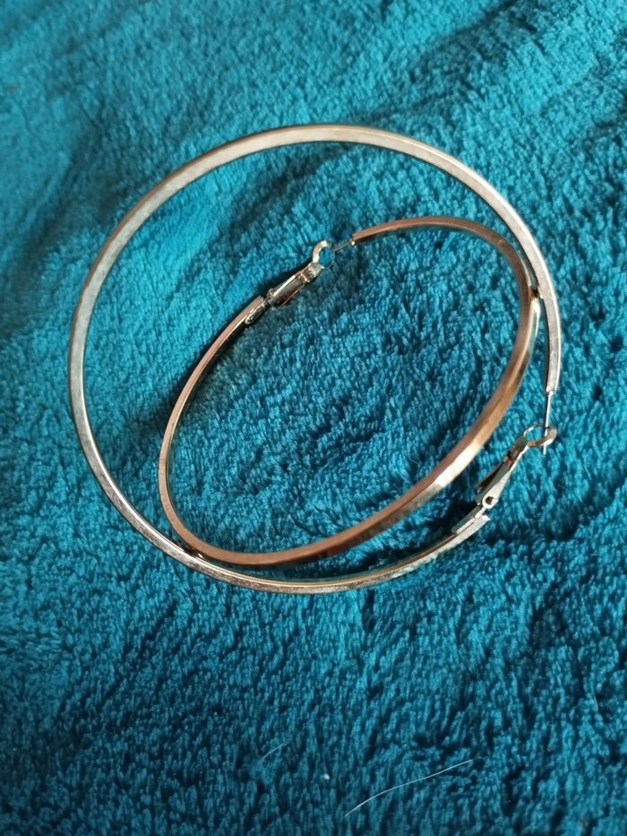 Grandes créoles dorées