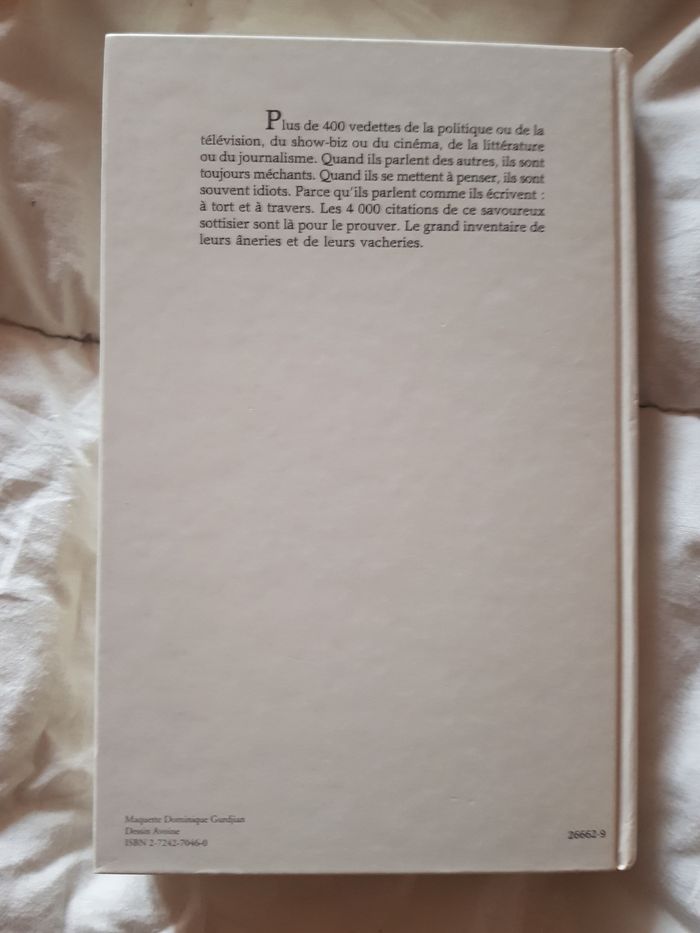 Livre  le grand méchant bêtisier - photo numéro 2