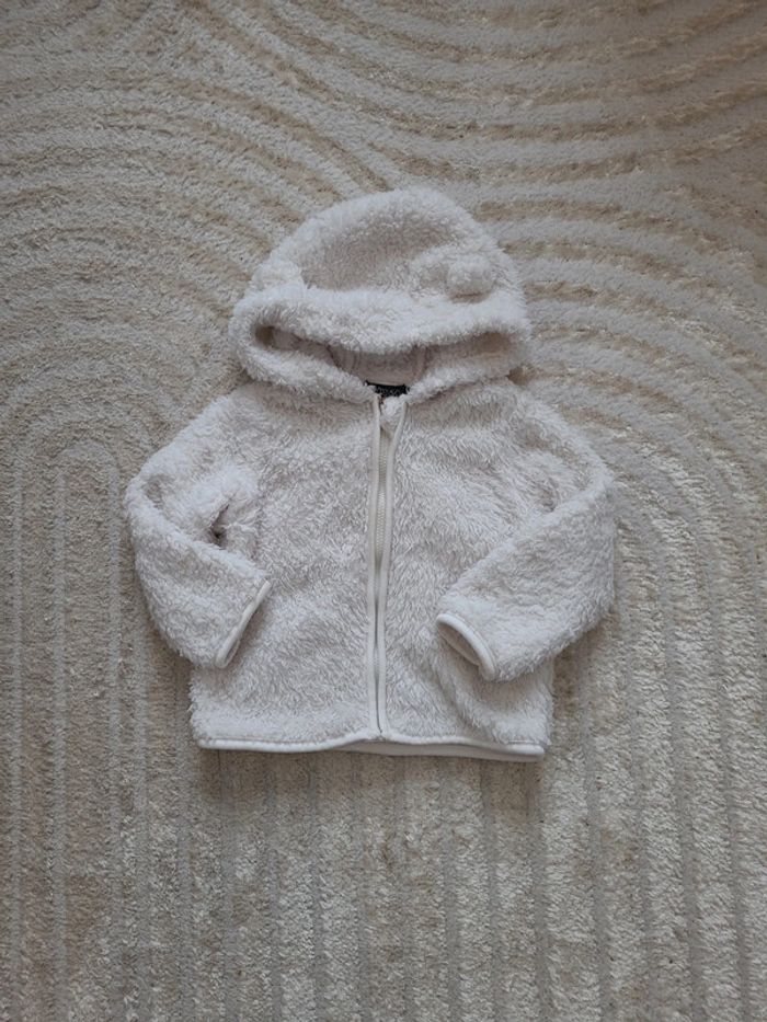 Veste bébé fille fourrure