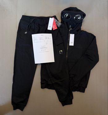 Ensemble C.P Company jogging veste noir taille S