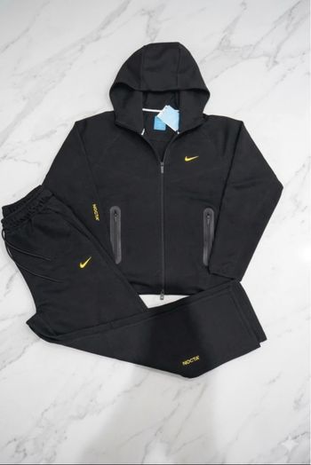🔥 Ensemble Nike NOCTA noir – Hoodie zippé & pantalon (Taille M) 🔥