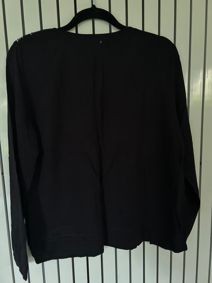 Blouse ml noire, Miss Captain, taille 42 - photo numéro 2