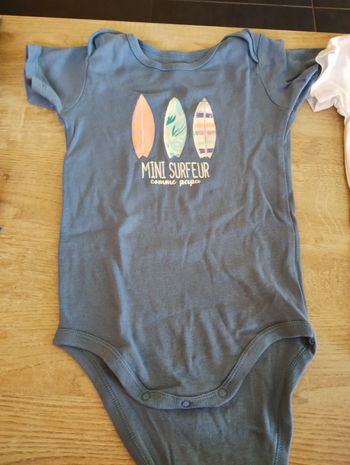 Lots de bodies été GEMO