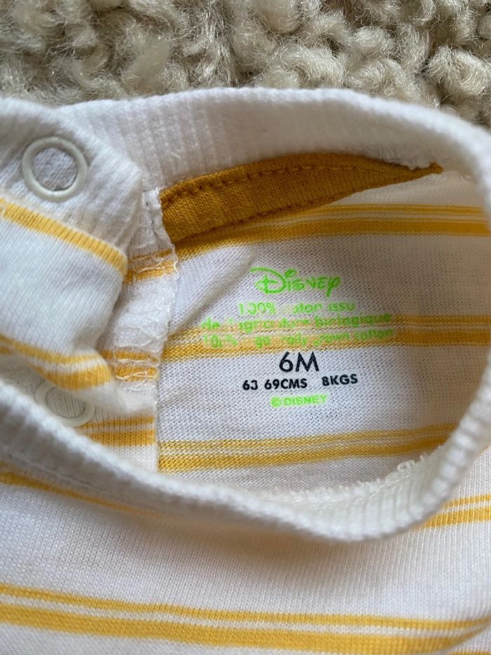 Tee-shirt Disney 6 mois - photo numéro 2