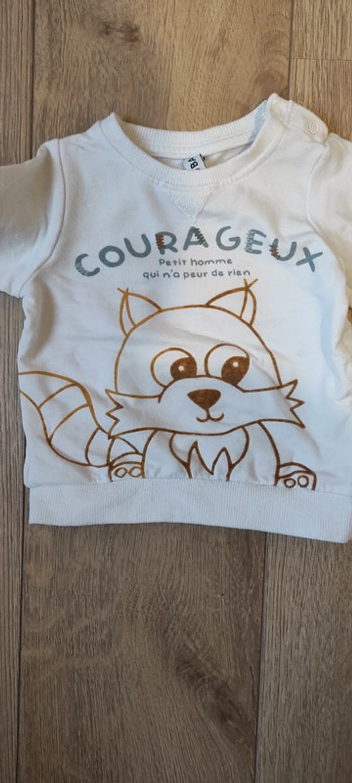 Pull léger 6 mois NPO Baby - photo numéro 2