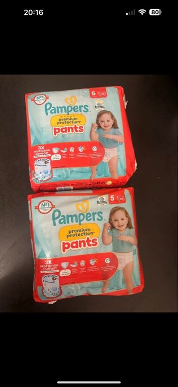 Lot de Pampers prenium protection pants 5