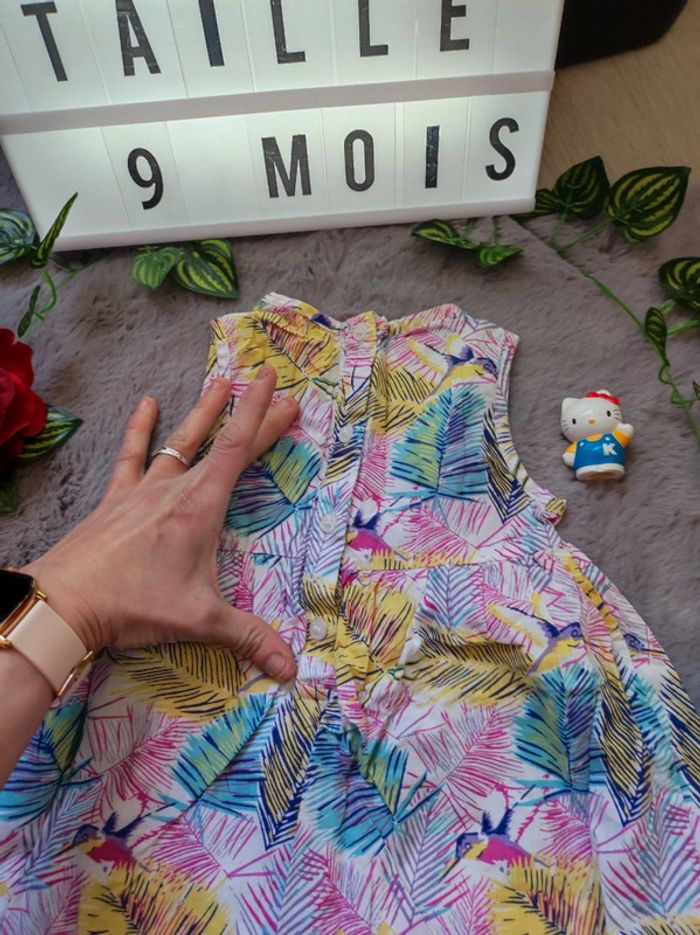 Belle robe fleurie et ses colibris en 9mois - photo numéro 8