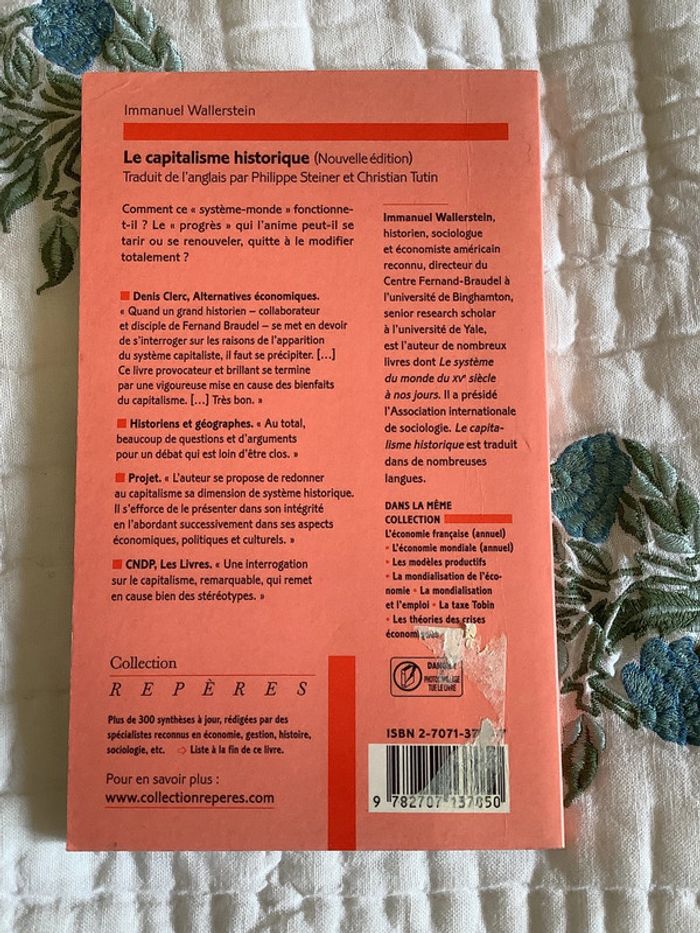 Le Capitalisme historique, par Immanuel Wallerstein - photo numéro 2
