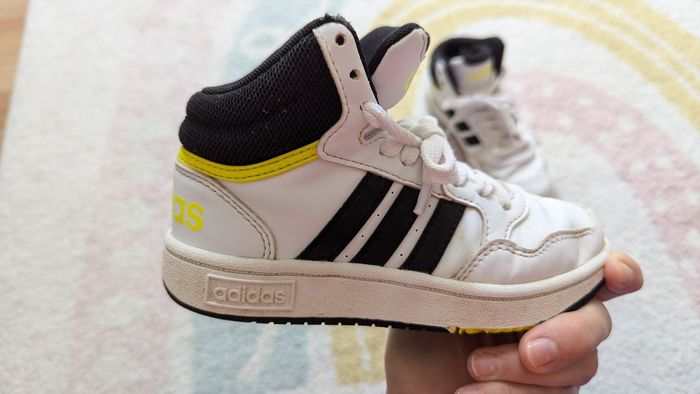 Baskets montantes adidas garçon Blanche - photo numéro 6