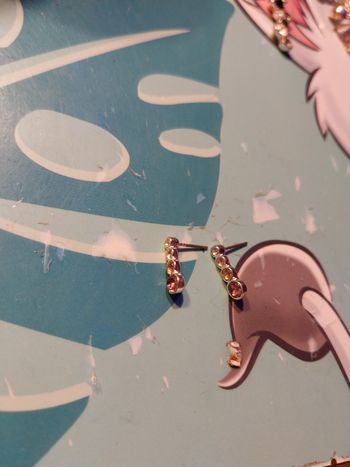 Boucles d'oreilles avec strass de swarovski